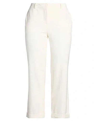 P.a.r.o.s.h P. A.r. O.s. H. Woman Pants Cream Size Xl Virgin Wool, Elastane In White