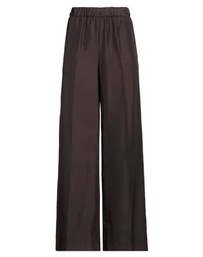 P.a.r.o.s.h P. A.r. O.s. H. Woman Pants Dark Brown Size M Silk