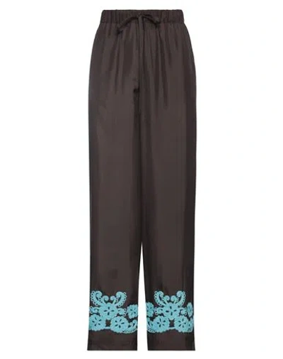 P.a.r.o.s.h P. A.r. O.s. H. Woman Pants Dark Brown Size S Silk
