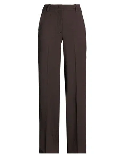 P.a.r.o.s.h P. A.r. O.s. H. Woman Pants Dark Brown Size S Virgin Wool, Elastane, Acetate, Polyamide