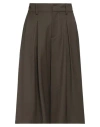 P.a.r.o.s.h P. A.r. O.s. H. Woman Pants Dark Brown Size Xs Virgin Wool, Elastane