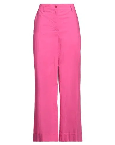 P.a.r.o.s.h P. A.r. O.s. H. Woman Pants Fuchsia Size L Cotton In Pink