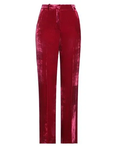 P.a.r.o.s.h P. A.r. O.s. H. Woman Pants Garnet Size M Viscose, Silk In Red