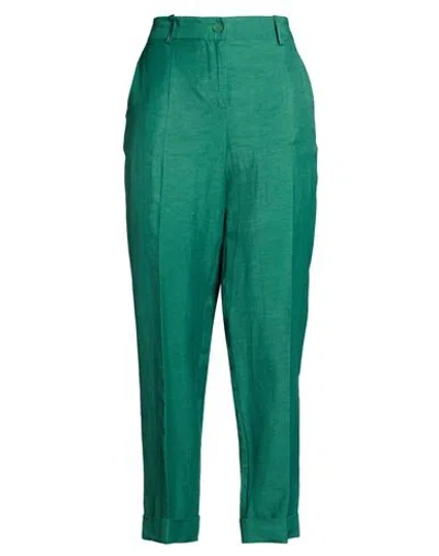 P.a.r.o.s.h P. A.r. O.s. H. Woman Pants Green Size L Viscose, Linen