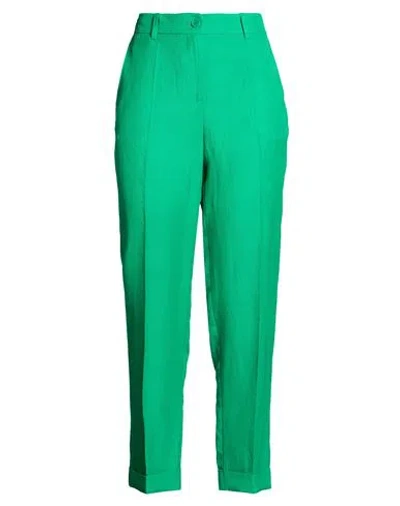P.a.r.o.s.h P. A.r. O.s. H. Woman Pants Green Size Xl Viscose, Linen