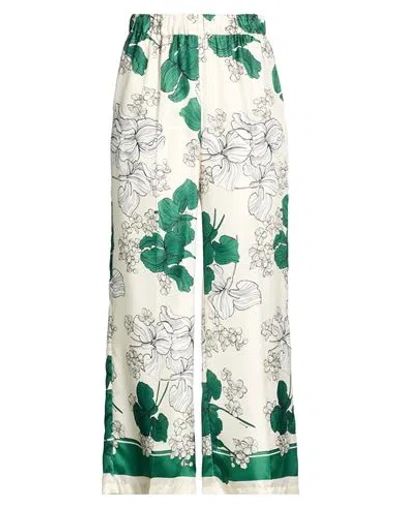 P.a.r.o.s.h P. A.r. O.s. H. Woman Pants Ivory Size L Silk In White