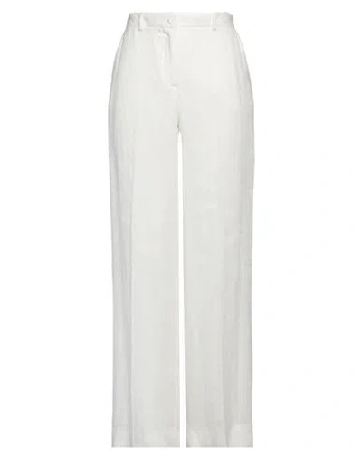 P.a.r.o.s.h P. A.r. O.s. H. Woman Pants Ivory Size M Linen In White