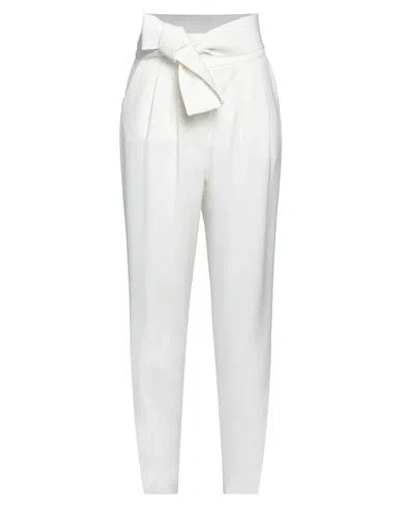 P.a.r.o.s.h P. A.r. O.s. H. Woman Pants Ivory Size M Polyester, Elastane In White