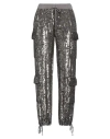 P.a.r.o.s.h P. A.r. O.s. H. Woman Pants Lead Size Xs Viscose, Pvc - Polyvinyl Chloride In Silver