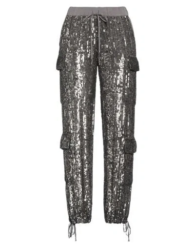 P.a.r.o.s.h P. A.r. O.s. H. Woman Pants Lead Size Xs Viscose, Pvc - Polyvinyl Chloride In Grey