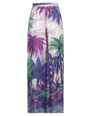 P.a.r.o.s.h Tropical Print Trousers In Purple