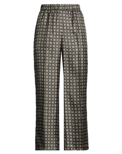 P.a.r.o.s.h P. A.r. O.s. H. Woman Pants Military Green Size M Silk In Brown