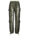 P.a.r.o.s.h P. A.r. O.s. H. Woman Pants Military Green Size M Viscose, Pvc - Polyvinyl Chloride