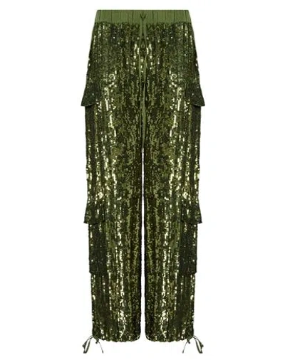 P.a.r.o.s.h P. A.r. O.s. H. Woman Pants Military Green Size S Viscose, Pvc - Polyvinyl Chloride