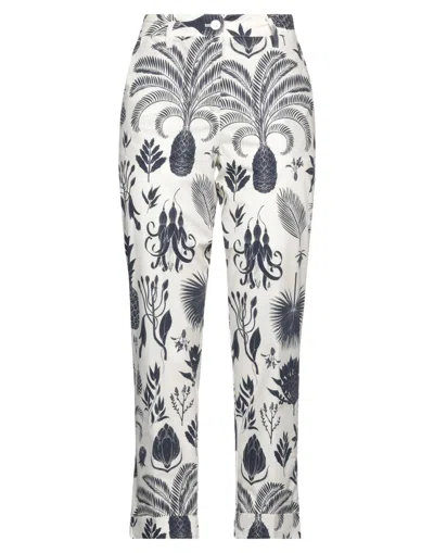 P.a.r.o.s.h P. A.r. O.s. H. Woman Pants Navy Blue Size L Cotton