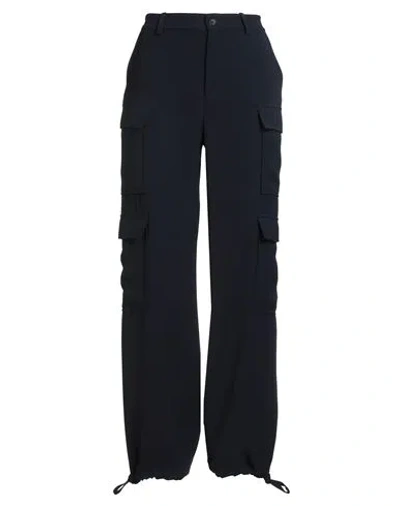 P.A.R.O.S.H P. A.R. O.S. H. WOMAN PANTS NAVY SIZE XXL POLYESTER