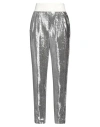 P.a.r.o.s.h P. A.r. O.s. H. Woman Pants Silver Size M Polyester, Polyamide