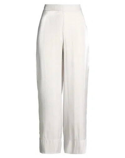 P.a.r.o.s.h P. A.r. O.s. H. Woman Pants Silver Size L Viscose, Polyester In Gray