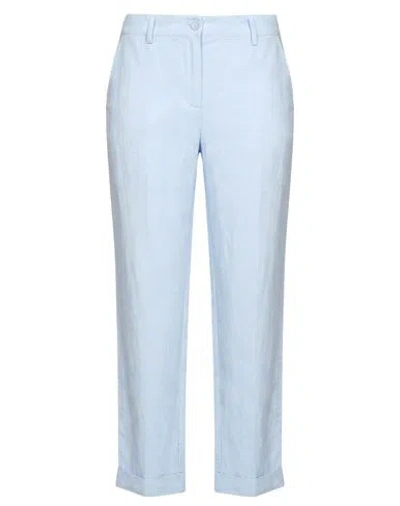 P.a.r.o.s.h P. A.r. O.s. H. Woman Pants Sky Blue Size S Viscose, Linen
