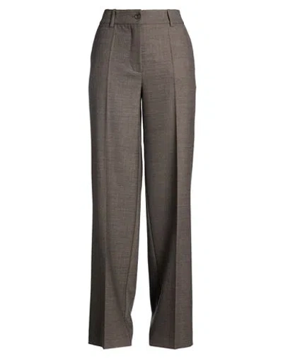 P.a.r.o.s.h P. A.r. O.s. H. Woman Pants Taupe Size L Polyester, Virgin Wool, Elastane In Brown
