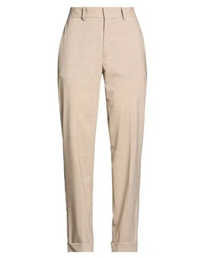 P.a.r.o.s.h P. A.r. O.s. H. Woman Pants Taupe Size M Virgin Wool, Elastane In Gray