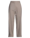 P.a.r.o.s.h P. A.r. O.s. H. Woman Pants Taupe Size S Virgin Wool, Elastane In Grey