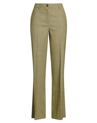 P.a.r.o.s.h P. A.r. O.s. H. Woman Pants Yellow Size M Virgin Wool, Elastane In Green