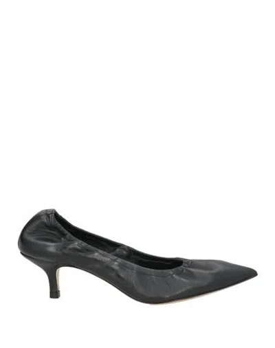 P.a.r.o.s.h P. A.r. O.s. H. Woman Pumps Black Size 8 Leather