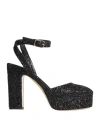 P.a.r.o.s.h P. A.r. O.s. H. Woman Pumps Black Size 10 Textile Fibers In Black
