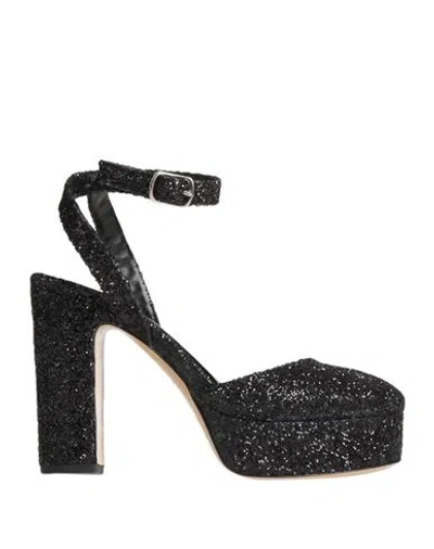 P.a.r.o.s.h P. A.r. O.s. H. Woman Pumps Black Size 10 Textile Fibers
