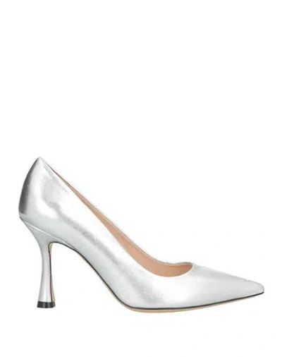 P.a.r.o.s.h P. A.r. O.s. H. Woman Pumps Silver Size 8 Sheepskin