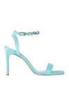 P.a.r.o.s.h Vashoe Rhinestone-embellished Sandals In Blue