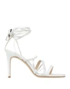 P.a.r.o.s.h P. A.r. O.s. H. Woman Sandals White Size 6 Lambskin