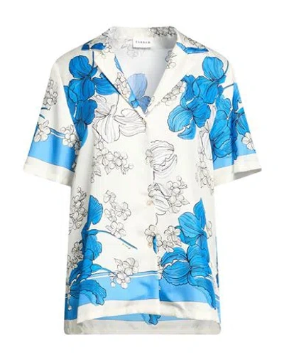 P.a.r.o.s.h P. A.r. O.s. H. Woman Shirt Azure Size L Silk In Blue
