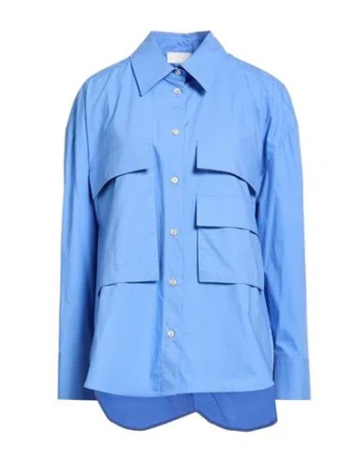 P.a.r.o.s.h P. A.r. O.s. H. Woman Shirt Azure Size S Cotton In Blue