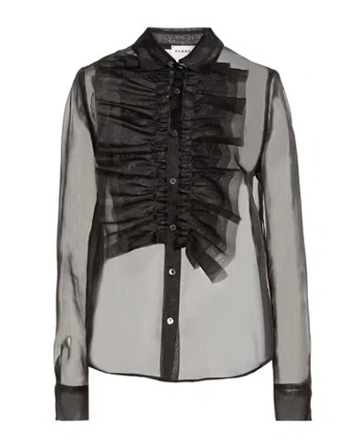 P.a.r.o.s.h P. A.r. O.s. H. Woman Shirt Black Size M Silk In Brown