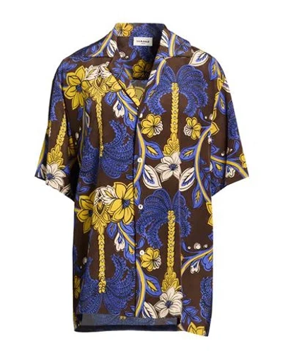 P.a.r.o.s.h P. A.r. O.s. H. Woman Shirt Chocolate Brown Size S Silk In Multi