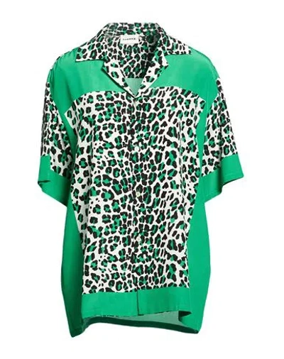 P.a.r.o.s.h P. A.r. O.s. H. Woman Shirt Green Size S Silk