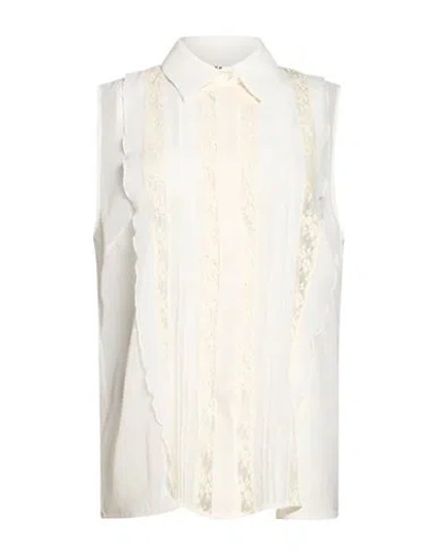 P.a.r.o.s.h P. A.r. O.s. H. Woman Shirt Ivory Size Xl Polyester In White