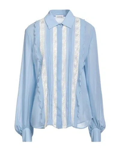P.a.r.o.s.h P. A.r. O.s. H. Woman Shirt Light Blue Size M Polyester, Cotton, Polyamide