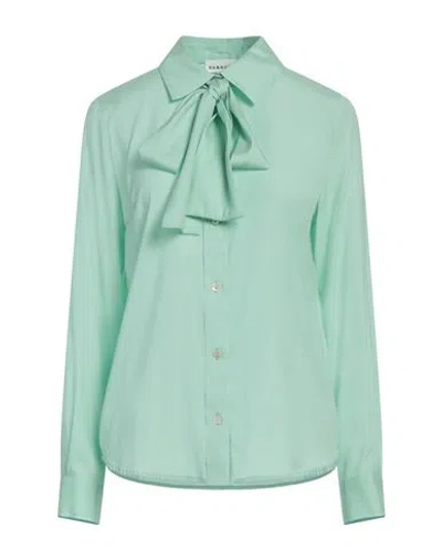 P.a.r.o.s.h P. A.r. O.s. H. Woman Shirt Light Green Size L Silk, Elastane