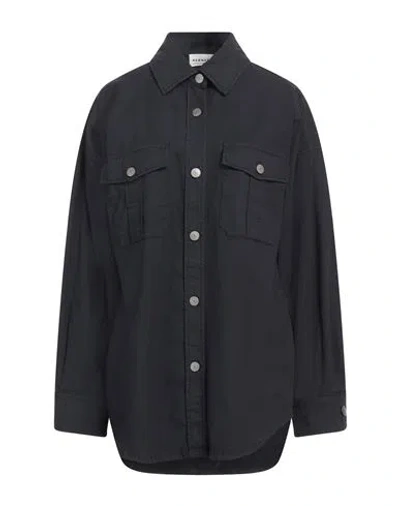 P.a.r.o.s.h P. A.r. O.s. H. Woman Shirt Midnight Blue Size M Cotton, Elastane