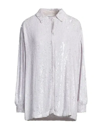 P.a.r.o.s.h P. A.r. O.s. H. Woman Shirt White Size M Viscose, Pvc - Polyvinyl Chloride