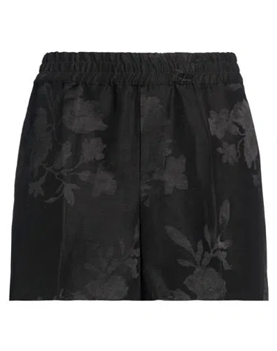 P.a.r.o.s.h P. A.r. O.s. H. Woman Shorts & Bermuda Shorts Black Size M Viscose, Linen