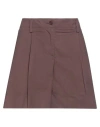 P.a.r.o.s.h P. A.r. O.s. H. Woman Shorts & Bermuda Shorts Chocolate Brown Size M Cotton