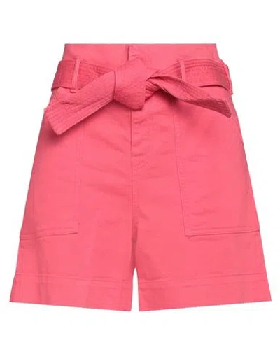 P.a.r.o.s.h P. A.r. O.s. H. Woman Shorts & Bermuda Shorts Coral Size S Cotton, Elastane In Red