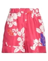 P.a.r.o.s.h P. A.r. O.s. H. Woman Shorts & Bermuda Shorts Fuchsia Size Xs Silk In Pink