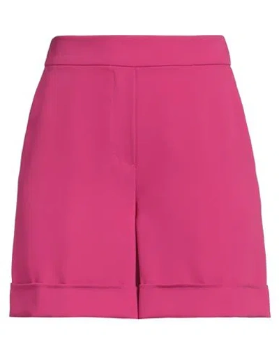 P.a.r.o.s.h P. A.r. O.s. H. Woman Shorts & Bermuda Shorts Fuchsia Size Xs Polyester In Pink