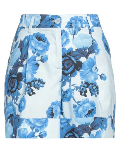 P.a.r.o.s.h P. A.r. O.s. H. Woman Shorts & Bermuda Shorts Sky Blue Size S Cotton