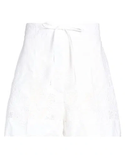 P.a.r.o.s.h P. A.r. O.s. H. Woman Shorts & Bermuda Shorts White Size S Cotton, Polyester In Purple